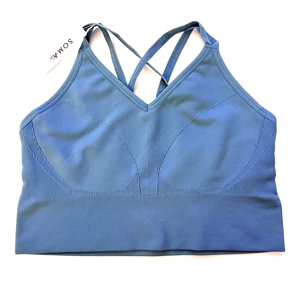 🩵💎 NWT/ Soma Sport Longline Strappy Bra